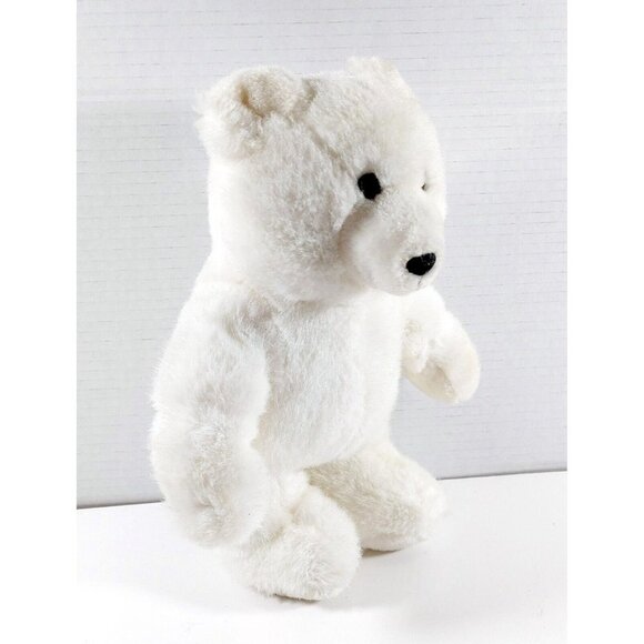 OZ  Enterprises White Polar Bear Plush Stuffed Teddy 12" - Picture 2 of 4